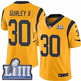 Youth Nike Rams 30 Todd Gurley II Gold 2019 Super Bowl LIII Color Rush Limited Jersey,baseball caps,new era cap wholesale,wholesale hats